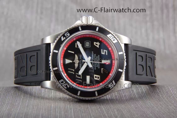 Breitling Superocean Abyss Copy Watch SS Red Inner